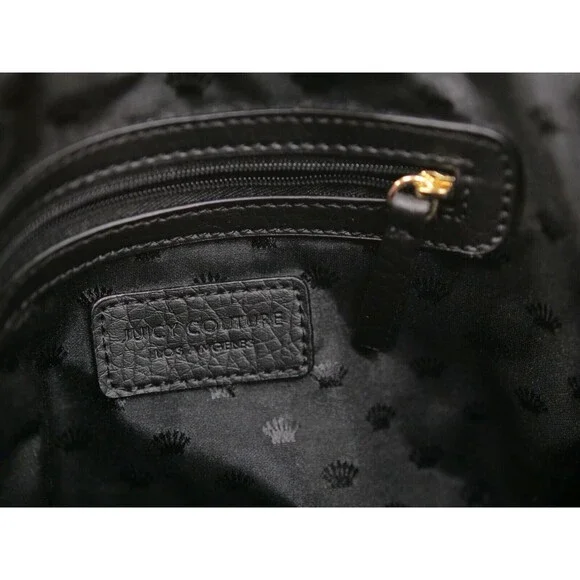 Juicy‎ Couture Black Sparkle and Gold Accent purse Strap - Picture 8 of 9